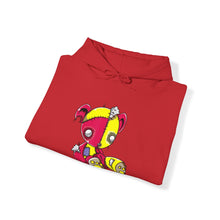 Load image into Gallery viewer, Red Yellow Patches Teddy Bear Hoodie