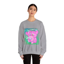 Load image into Gallery viewer, Purple Teddy Bear Sweatshirt