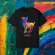Load image into Gallery viewer, Aries Watercolor Unisex Garment-Dyed T-shirt