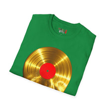 Load image into Gallery viewer, Melting Gold Record Unisex Softstyle T-Shirt