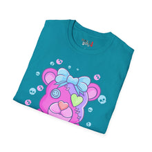 Load image into Gallery viewer, Purple Pink Teddy Bear T-shirt