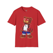 Load image into Gallery viewer, Cool Drippy Bear Unisex Softstyle T-Shirt
