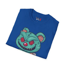 Load image into Gallery viewer, Evil Patched Teddy Bear Unisex Softstyle T-Shirt