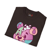 Load image into Gallery viewer, Patchy Knifed Bear Unisex Softstyle T-Shirt