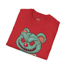 Load image into Gallery viewer, Evil Patched Teddy Bear Unisex Softstyle T-Shirt