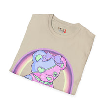 Load image into Gallery viewer, Pastel Pink & Blue Teddy Bear T-shirt