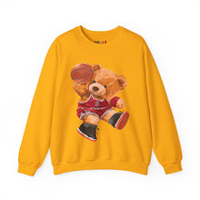 Load image into Gallery viewer, Basketball Teddy Bear Sweatshirt
