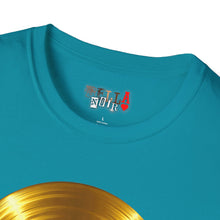 Load image into Gallery viewer, Melting Gold Record Unisex Softstyle T-Shirt