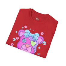 Load image into Gallery viewer, Purple Pink Teddy Bear T-shirt