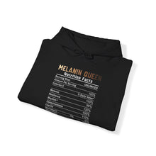 Load image into Gallery viewer, Melanin Queen Nutrition Facts Magic Heavy Blend Unisex Hoodie