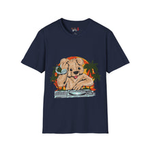 Load image into Gallery viewer, DJ Teddy Bear Unisex Softstyle T-Shirt