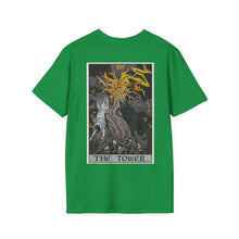 Load image into Gallery viewer, XVI The Tower Rear Print T-Shirt