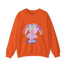 Load image into Gallery viewer, Green Heart Eye Teddy Bear Sweatshirt