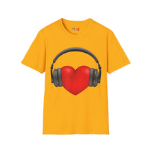Load image into Gallery viewer, Heart Music Unisex Softstyle T-Shirt