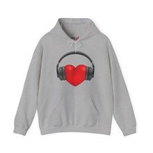 Load image into Gallery viewer, Heart Music Heavy Blend Unisex Hoodie