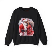 Load image into Gallery viewer, Black Santa 8 Unisex Heavy Blend™ Crewneck Sweatshirt