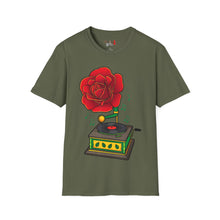 Load image into Gallery viewer, Rose Gramaphone Unisex Softstyle T-Shirt