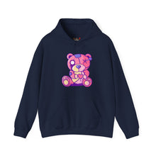 Load image into Gallery viewer, Stitched Teddy Bear Hoodie