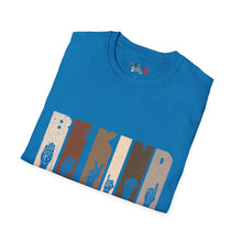 Load image into Gallery viewer, Be Kind Sign Language Unisex Softstyle T-Shirt