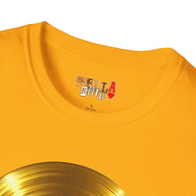 Load image into Gallery viewer, Melting Gold Record Unisex Softstyle T-Shirt