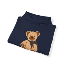 Load image into Gallery viewer, Brown Scarf Teddy Bear Hoodie