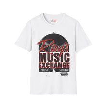 Load image into Gallery viewer, Ray's Music Exchange Chicago Unisex Softstyle T-Shirt