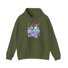 Load image into Gallery viewer, Stitched Eyes Teddy Bear Hoodie