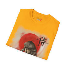 Load image into Gallery viewer, Red Moon Samurai Unisex Softstyle T-Shirt