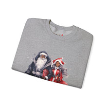 Load image into Gallery viewer, Black Santa 11 Unisex Heavy Blend™ Crewneck Sweatshirt