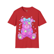 Load image into Gallery viewer, Purple Pink Teddy Bear T-shirt