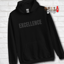 Load image into Gallery viewer, Black EXCELLENCE Unisex Hoodie