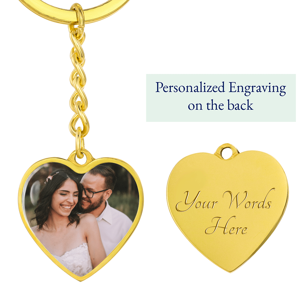 Custom Heart Keychain