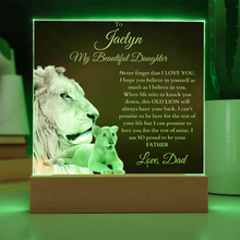 Load image into Gallery viewer, To My Daughter From Old Lion 2