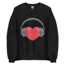 Load image into Gallery viewer, Heart Music Unisex Sweatshirt