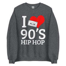 Load image into Gallery viewer, I Heart 90's Hip Hop Unisex Sweatshirt