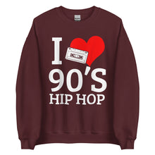 Load image into Gallery viewer, I Heart 90's Hip Hop Unisex Sweatshirt