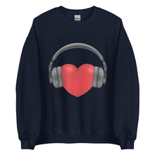 Load image into Gallery viewer, Heart Music Unisex Sweatshirt