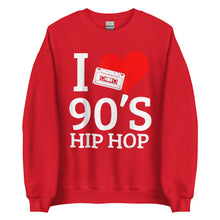 Load image into Gallery viewer, I Heart 90's Hip Hop Unisex Sweatshirt