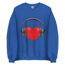 Load image into Gallery viewer, Heart Music Unisex Sweatshirt