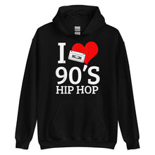 Load image into Gallery viewer, I Heart 90's Hip Hop Unisex Hoodie
