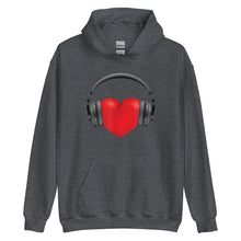 Load image into Gallery viewer, Heart Music Unisex Hoodie