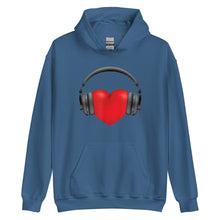 Load image into Gallery viewer, Heart Music Unisex Hoodie