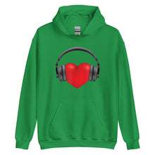 Load image into Gallery viewer, Heart Music Unisex Hoodie