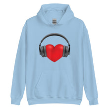 Load image into Gallery viewer, Heart Music Unisex Hoodie