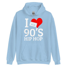 Load image into Gallery viewer, I Heart 90's Hip Hop Unisex Hoodie