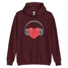 Load image into Gallery viewer, Heart Music Unisex Hoodie