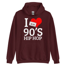 Load image into Gallery viewer, I Heart 90's Hip Hop Unisex Hoodie
