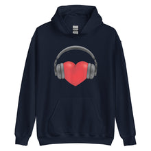 Load image into Gallery viewer, Heart Music Unisex Hoodie