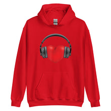 Load image into Gallery viewer, Heart Music Unisex Hoodie