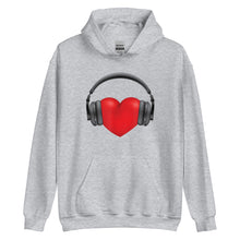 Load image into Gallery viewer, Heart Music Unisex Hoodie